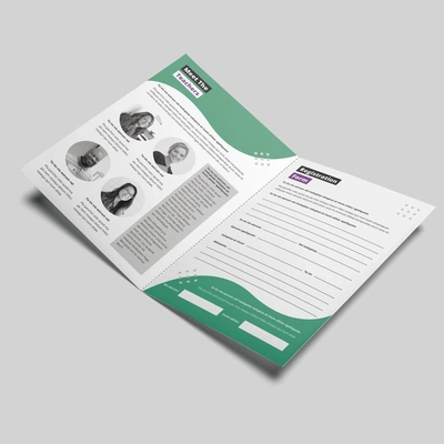 Perforated Folded Leaflet
