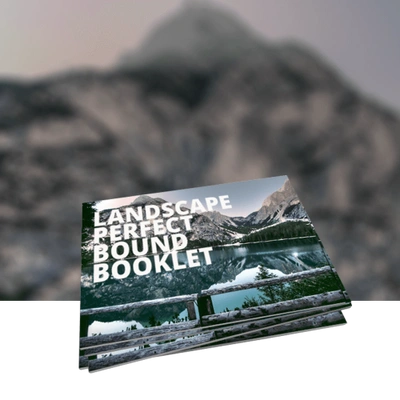 Landscape Perfect Bound Booklets